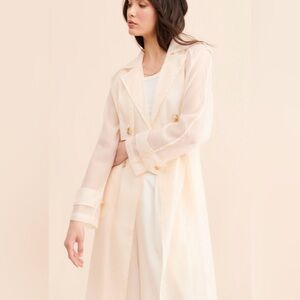 Sheer Trench Coat - Jodie Dolan x Anthropology
